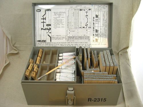 Vtg western electric/bell r-2315 industrial stamping ink stamp kit by nueses for sale