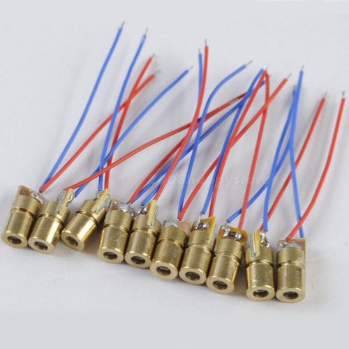 10pcs laser diode module red Laser Diode laser circuit 5V Module Head 6*18 HYSG
