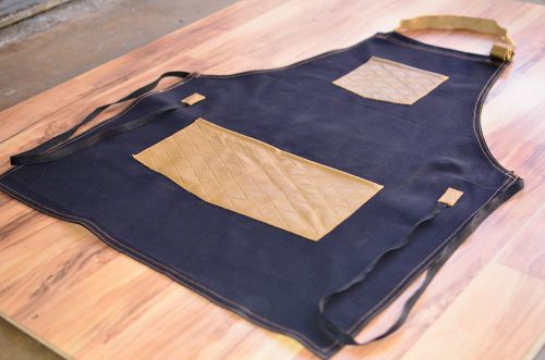 Apron Leather Pockets For Tools Woodwork &amp; Crafts Work Machinist Barber BDTLP