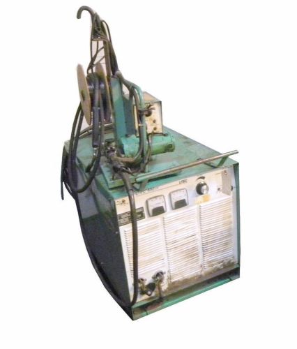 L-tec 650 cv welder on wheels 230/460v w/ union carbide mig-35 feeder &amp; torch for sale