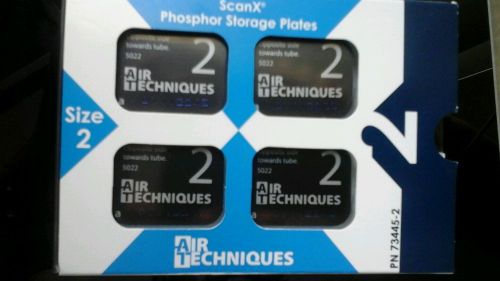Dental ScanX Phosphor Storage Plates Size 2 Air Techniques set of 4