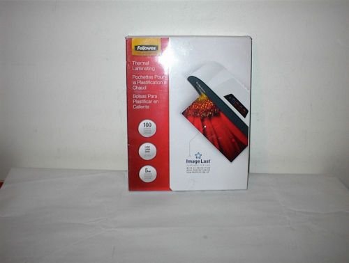 NEW FELLOWES 52040 LETTER LAMINATING POUCHES 100 PK 5MIL