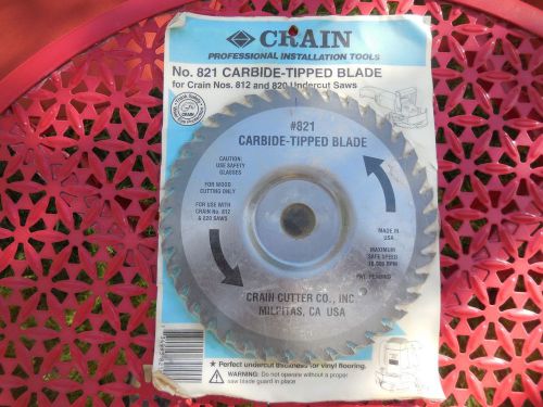 Crain #821 Carbide-Tipped Blade for Crain No. 812, 820 undercut saws