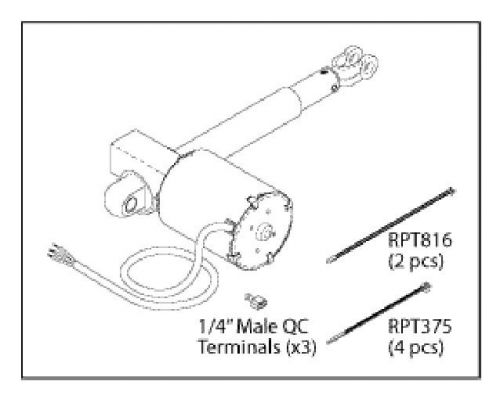 Midmark Ritter Back &amp; Foot Actuator MIA164 - OEM Part #002-0215-00 / 002-0590-00