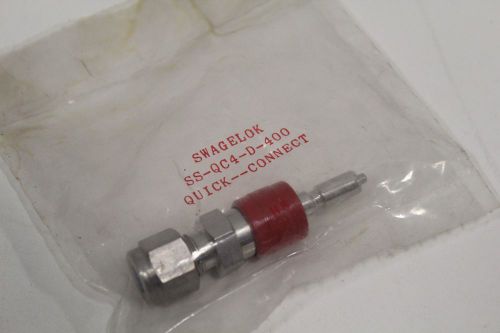 NEW Swagelok SS-QC4-D-400 Quick Connect Stem Valve Factory Sealed +Priority SH