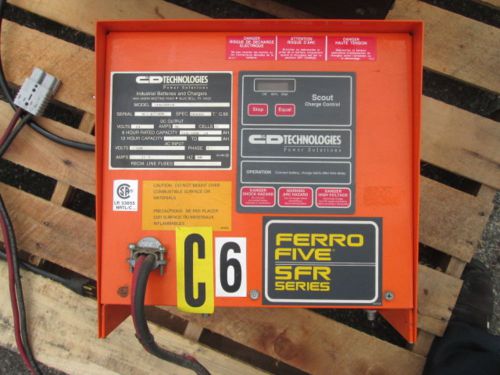 C&amp;D Technologies SFR12A510 24 Volt 1Ph Battery Charger In Great Overall Cond!