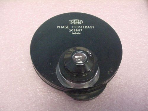 Olympus Microscope BH-PC FHT EH Phase Contrast condenser Slip-in holder 37mm