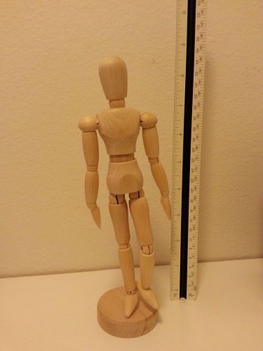 8&#034; Male Manikin Wooden Art Mannequin Figure - posing, joints
