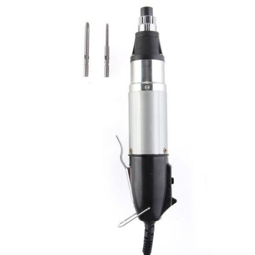 Electric torque screwdriver with 2 pcs bits tool silver adjustable for sale