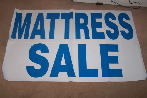 MATTRESS SALE Business Banner Signs Heavy Vinyl Indoor Outdoor 55 x 18 each x 2