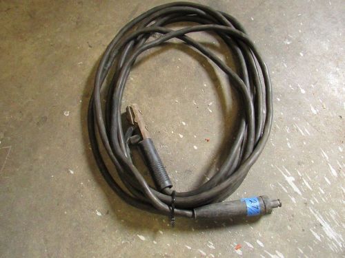 27&#039; 2/0 AWG USED WELDING CABLE  male / stinger ends