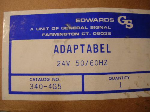 ADAPTABEL EDWARDS G5 24V 50/60 4 INCH VIBRATING BELL NEW IN THE BOX NO RESERVE