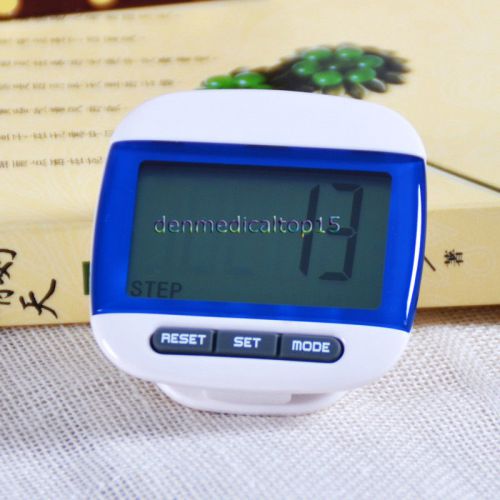 Lcd digital pedometer step walking distance calorie counter run calculation for sale