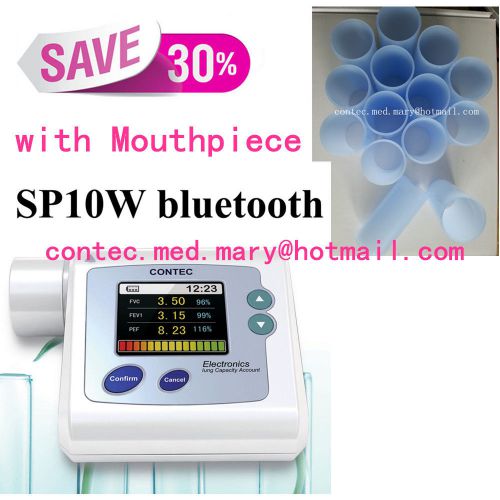 Handheld Spirometer Lung Check,Pulmonary Function,Free Bluetooth, Software,HOT