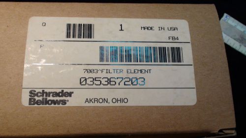 LOT OF 4 SCHRADER BELLOWS 035367203 FILTER ELEMENT *NEW IN A BOX*
