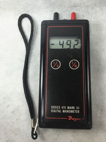 Dwyer 475 Mark III Digital Manometer