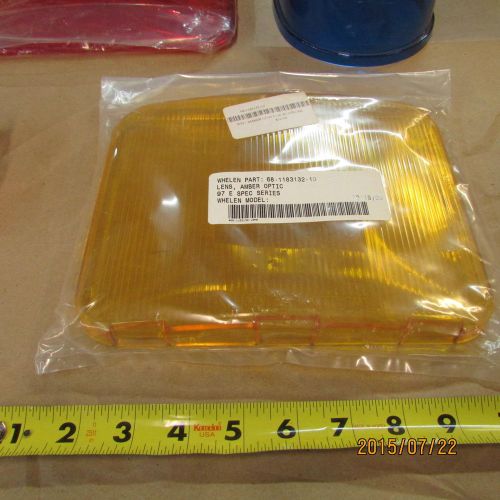 Whelen 68-1183132-10 A - Optic 97 E Spec Series Amber Lens - NEW!