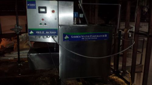 Samsco wastewater evaporator swe-ii 400 series for sale