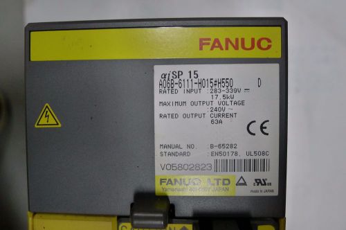 Used FANUC Spindle Amplifier Module A06B-6111-H015#H550 A06B6111H015#H550