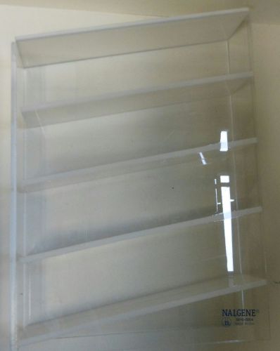 Nalgene clear acrylic angled pipet box holder 89x416x292mm 5810-0004 usg for sale
