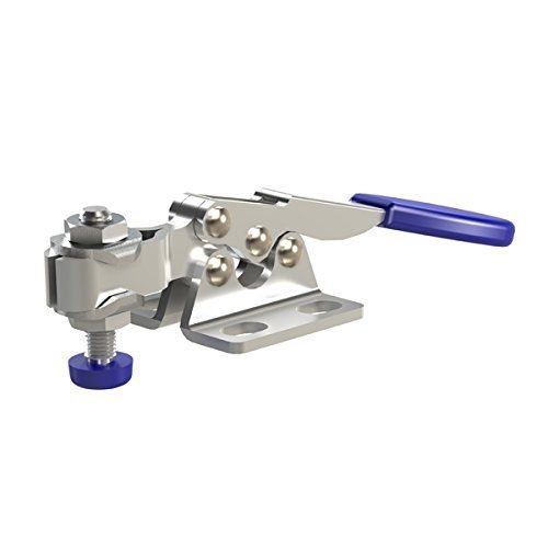 Clamp-rite 14051cr horizontal handle toggle clamp, flanged based, u-bar, 60 lb for sale