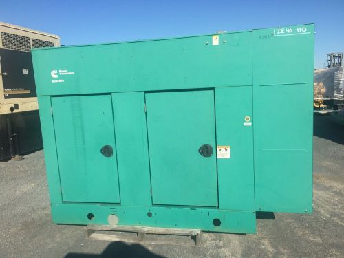 2006 cummins 40 kw nat. gas generator set, 12 lead reconnectable, only 211 ho... for sale
