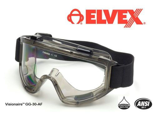 Elvex GG-30-AF Splash &amp; Impact Protection - Anti-Fog Lens