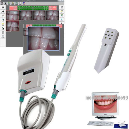New Dental Intraoral Camera oral endoscope System Sony CCD 6-LED Lamp VGA Wire