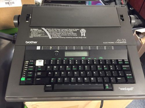 Brother Typewriter - Electronic - AX-33