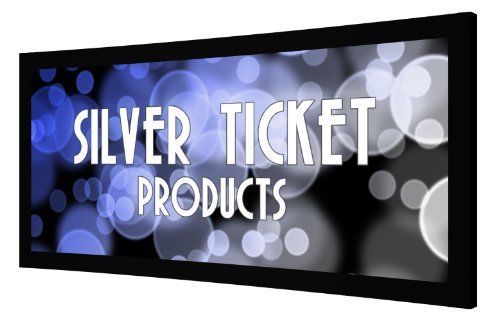Stc-158-wab silver ticket 158&#034; diagonal curved frame 2.35:1 cinema format (6 pie for sale