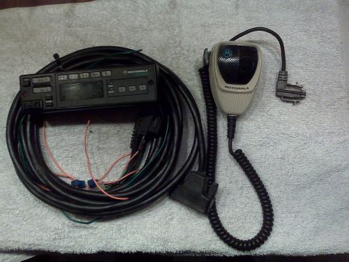 MOTOROLA ASTRO SPECTRA W5 HEAD WITH CONTROL CABLE, AND MIC