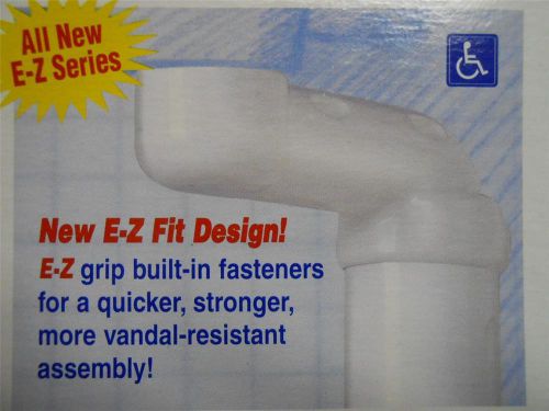 NOS TRUEBRO LAV GUARD 105 E-Z WHITE ACCESSORY PIPE COVER  1.25&#034; X 5&#034;