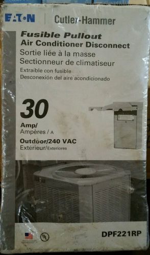 Eaton 30 Amp Fusible Pullout AIr Conditioner Disconnect Model DPF221RP Brand NEW