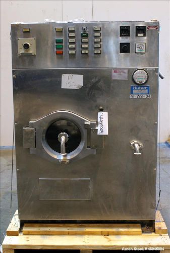Used- Huber Model WFS/G15H Stopper Washer/Sterilizer. Has 304 Stainless Steel. D