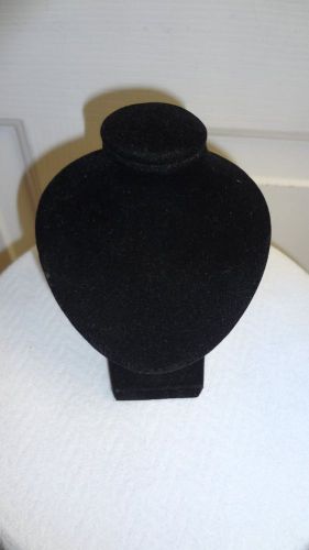 Jewelry Necklace Mini Stand Black Velvet 5&#034; Long  4&#034; Wide 2 1/2 X 2 1/2&#034; Base