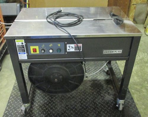 Joinpack es-102a semi-auto strapping machine machine # 107081043 (2007) for sale
