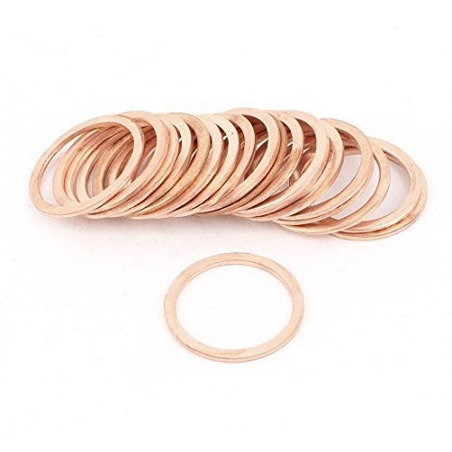 Tattoo Machine Copper Crush Washer Flat Ring 16mmx20mmx1mm 20 Pcs