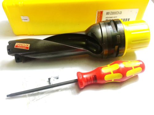 33mm 1.299&#034; Sandvik 880-D3300C5-03 Indexable Inserted Drill (O 816)