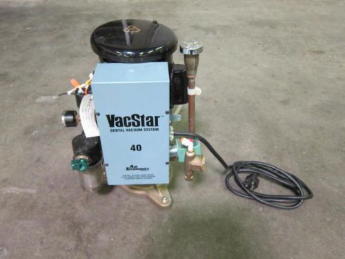 Air techniques vs40 vacstar-40 230v 2hp dental vacuum suction pump for sale