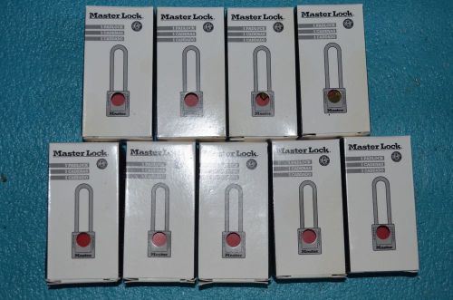 9 master locks industrial lock out tag out locks brand new! for sale