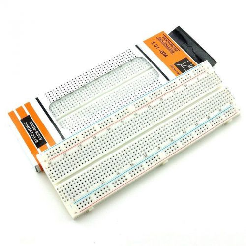 Solderless mb-102 mb102 breadboard 830 tie point pcb breadboard for arduino new for sale