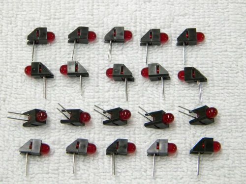 Lot of 60, Red 5mm 90 Degree PC Mount LED, NEW-NOS