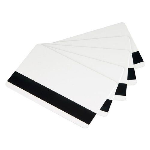 500 CR80 30Mil White PVC Plastic Credit Gift Photo ID Cards With HiCo Magneti...