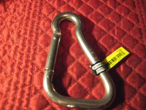 X-LARGE STAINLESS SNAP LINK/HOOK/CLIP/CARABINER by STANLEY/MARINE/YACHT/BOAT