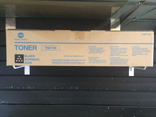 Genuine Konica Minolta TN213K Black Toner - A0D7132 Bizhub C203 C253 NEC IT25C5