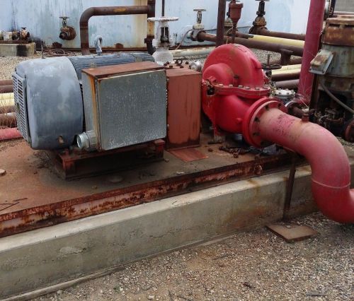 Aurora 2,000 gpm fire pump with 200 hp motor, ul listed, passed nfpa 25 tests for sale