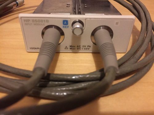 HP 85081B input module 100k - 1 Ghz