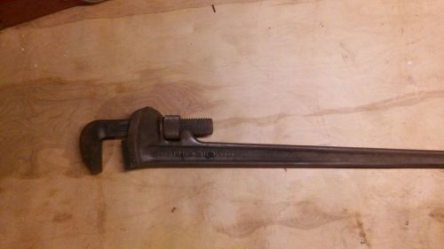 Vintage 36&#034; ridgid pipe wrench for sale