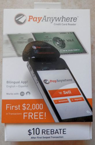 PayAnywhere Credit Card Reader With Bilingual App! - Works With ios - Awesome !