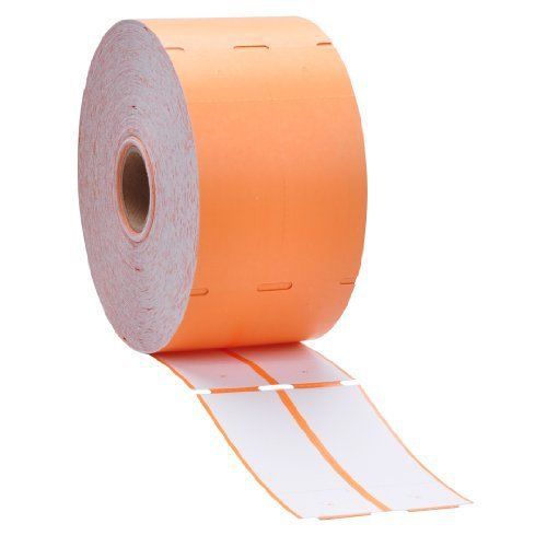 Orange Direct Thermal Consignment Style Tags